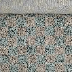 Koberce s dlhým vlasom - Elsey Natural Cotton Shaggy (šedá/rúžová)