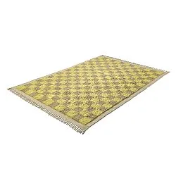 Koberce s dlhým vlasom - Elsey Natural Cotton Shaggy (žltá/bežová)