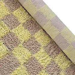 Koberce s dlhým vlasom - Elsey Natural Cotton Shaggy (žltá/bežová)