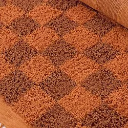 Koberce s dlhým vlasom - Elsey Natural Cotton Shaggy (oranžová/červená)