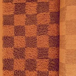 Koberce s dlhým vlasom - Elsey Natural Cotton Shaggy (oranžová/červená)