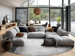 Koberec okrúhly - Esperia (šedý)