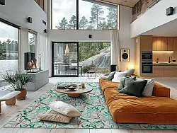 Koberec Wilton - Evelina (zelená/multi)