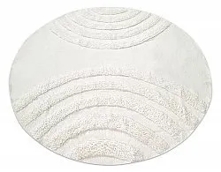 Kolo koberce - Everly Natural Cotton Shaggy (offwhite)