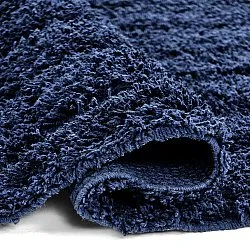 Koberce s chlupatým povrchem - Farley Natural Cotton Shaggy (modrá)