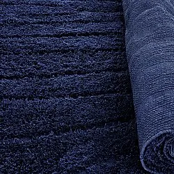 Koberce s chlupatým povrchem - Farley Natural Cotton Shaggy (modrá)