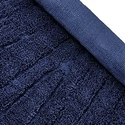 Koberce s chlupatým povrchem - Farley Natural Cotton Shaggy (modrá)