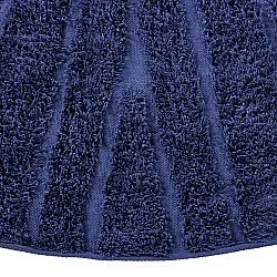 Kruhý koberec - Farley Natural Cotton Shaggy (modrá)