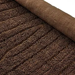 Koberce s chlupatým povrchem - Farley Natural Cotton Shaggy (hnedá)