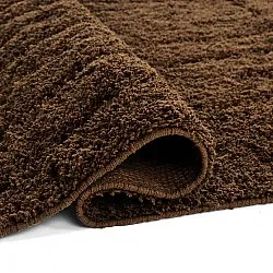 Koberce s chlupatým povrchem - Farley Natural Cotton Shaggy (hnedá)