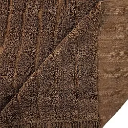 Koberce s chlupatým povrchem - Farley Natural Cotton Shaggy (hnedá)