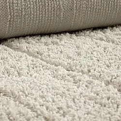 Koberce s dlhým vlasom - Farley Natural Cotton Shaggy (špinavá biela)