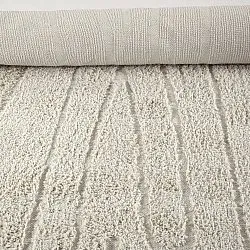 Koberce s dlhým vlasom - Farley Natural Cotton Shaggy (špinavá biela)