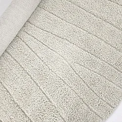 Kolo koberce - Farley Natural Cotton Shaggy (špinavá biela)