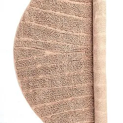 Kruhý koberec - Farley Natural Cotton Shaggy (ružová)