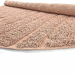 Kruhý koberec - Farley Natural Cotton Shaggy (ružová)