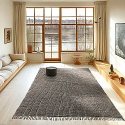 Koberce s dlhým vlasom - Farley Natural Cotton Shaggy (taupe)