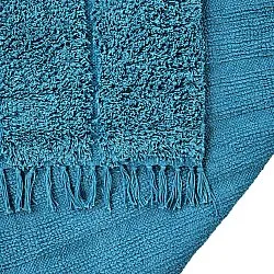 Koberce s dlhým vlasom - Farley Natural Cotton Shaggy (tyrkysová)