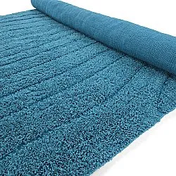 Koberce s dlhým vlasom - Farley Natural Cotton Shaggy (tyrkysová)