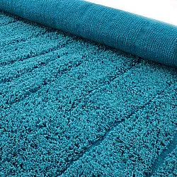 Kolo koberce - Farley Natural Cotton Shaggy (tyrkysová)