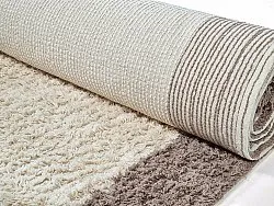 Koberce s dlhým vlasom - Galliano Natural Cotton Shaggy (offwhite/marrom)