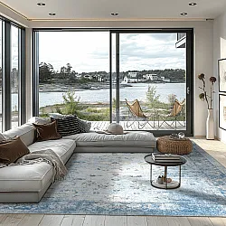 Koberec Wilton - Gombalia (svetlo modrý)