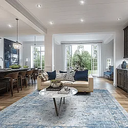 Koberec Wilton - Gombalia (svetlo modrý)