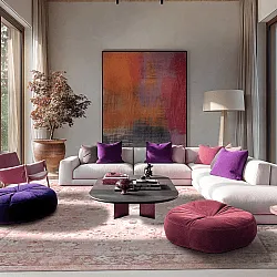 Koberec Wilton - Gombalia (ružový)