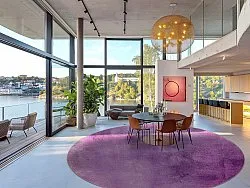 Koberec okrúhly - Guillos (fialový)