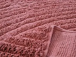 Koberce s dlhým vlasom - Halo Natural Cotton Shaggy (červená)