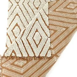 Koberce s dlhým vlasom - Holwell Natural Cotton Shaggy (špinavá biela/hnedá)