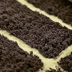 Hladké koberce - Ikara Natural Cotton Shaggy (hnedá)