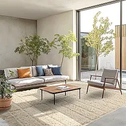 Hladké koberce - Ikara Natural Cotton Shaggy (krémová)