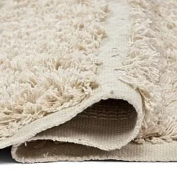 Hladké koberce - Ikara Natural Cotton Shaggy (krémová)