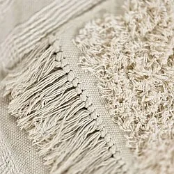 Hladké koberce - Ikara Natural Cotton Shaggy (krémová)