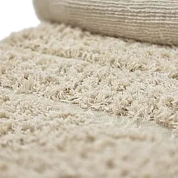 Hladké koberce - Ikara Natural Cotton Shaggy (krémová)