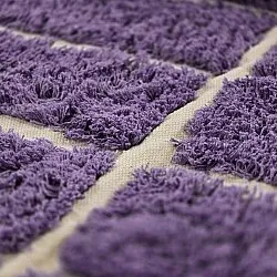 Koberce s dlhým vlasom - Ikara Natural Cotton Shaggy (fialová)
