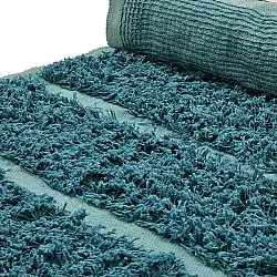 Koberce s dlhým vlasom - Ikara Natural Cotton Shaggy (tyrkysová)