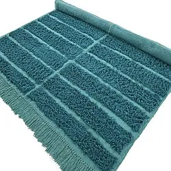 Koberce s dlhým vlasom - Ikara Natural Cotton Shaggy (tyrkysová)