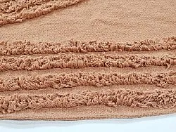Kolo koberce - Jovie Natural Cotton Shaggy (terracota)