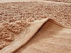 Kolo koberce - Jovie Natural Cotton Shaggy (terracota)
