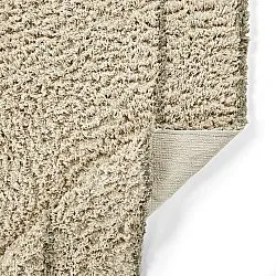 Koberce s dlhým vlasom - Kairi Natural Cotton Shaggy (béžová/taupe)
