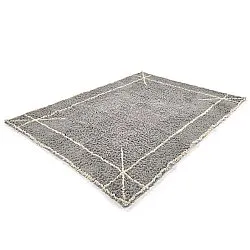 Koberec s dlhým vlasom - Kairi Natural Cotton Shaggy (šedá/béžová)