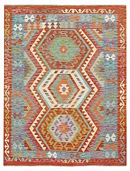 Orientálny kilimový koberec 198 x 155 cm