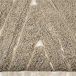 Koberec s dlhým vlasom - Kindon Natural Cotton Shaggy (béžová/biela)