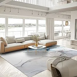 Koberec Wilton - Koloa (modrá)