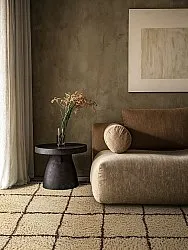 Hladké koberce - Lana Natural Cotton Shaggy (béžová/hnedá)