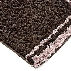 Koberce s dlhým vlasom - Lana Natural Cotton Shaggy (hnedá)