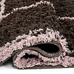 Koberce s dlhým vlasom - Lana Natural Cotton Shaggy (hnedá)