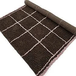 Koberce s dlhým vlasom - Lana Natural Cotton Shaggy (hnedá)